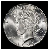 1926-d Peace Dollar $1 ms65 SEGS