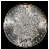 1885-p Morgan Dollar $1 Grades ms63