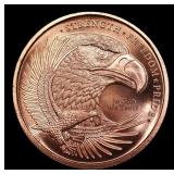 Bald Eagle Style - 1oz .999 Fine Copper Round