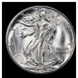 1943-s Walking Liberty Half Dollar Near Top Pop 50