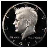 1971-s Proof Kennedy Half Dollar 50c pr69 dcam SEG