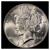 1928-p Peace Dollar $1 ms65 SEGS