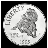 1995-S Civil War Proof Modern Commem Dollar $1 pr7