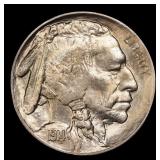 1914-p Buffalo Nickel 5c Grades ms65+