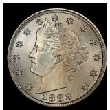 1888 Liberty Nickel TOP POP! 5c ms67 SEGS