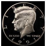 1991-s Proof Kennedy Half Dollar 50c pr70 dcam SEG