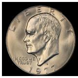 1977-d Eisenhower Dollar Near Top Pop $1 ms66 SEGS
