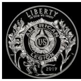 2019-p American Legion Proof Modern Commem Dollar