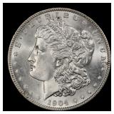 1904-p Morgan Dollar $1 Grades ms64