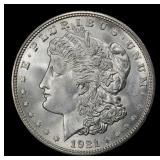 1921-d Morgan Dollar $1 Grades ms64