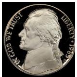 1985-s Proof Jefferson Nickel 5c pr70 dcam SEGS
