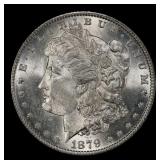 1879-p Morgan Dollar $1 Grades ms62