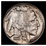 1938-d/d Buffalo Nickel Near Top Pop 5c ms67 SEGS