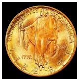 1926 Sesqui Gold Commem Near Top Pop! $2 1/2 ms66+