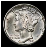 1941-d Mercury Dime Near Top Pop! 10c ms68 FSB SEG