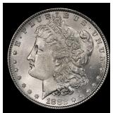 1882-p Morgan Dollar $1 Grades ms63+