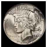 1927-p Peace Dollar Near Top Pop $1 ms65+ SEGS