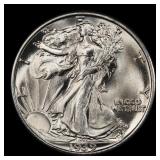 1939-s Walking Liberty Half Dollar Near Top Pop 50