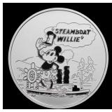 Steamboat Willy Disney Style - 1 oz Silver Round R