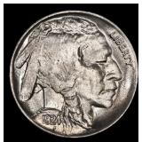 1924-p Buffalo Nickel Near Top Pop! 5c ms66+ SEGS