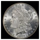 1882-p Morgan Dollar $1 Grades ms64