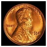 1934-p Lincoln Cent Near Top Pop 1c ms67 rd SEGS