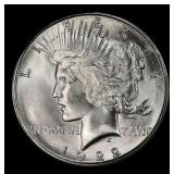 1922-s Peace Dollar $1 ms65 SEGS