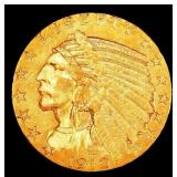 1910-s Gold Indian Half Eagle $5 ms63+ SEGS