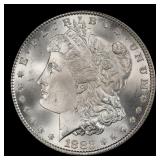 1882-p Morgan Dollar $1 Grades ms65+