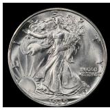 1939-s Walking Liberty Half Dollar 50c ms66+ SEGS