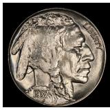 1937-p Buffalo Nickel Near Top Pop 5c ms67+ SEGS
