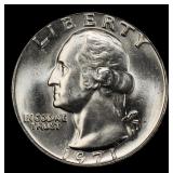 1971-d Washington Quarter Near Top Pop 25c ms67 SE