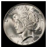 1934-d Peace Dollar Near Top Pop $1 ms66+ SEGS