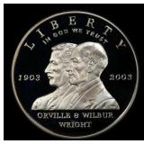 2003-P First Flight Proof Modern Commem Dollar $1