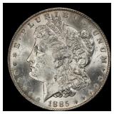 1885-o Morgan Dollar $1 Grades ms62+
