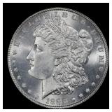 1886-p Morgan Dollar $1 Grades ms62+