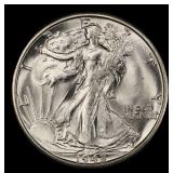 1942-s Walking Liberty Half Dollar 50c Grades ms65