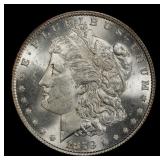 1879-p Morgan Dollar $1 Grades ms63+