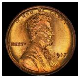 1917-p Lincoln Cent 1c ms66+ rd SEGS