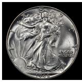 1946-p Walking Liberty Half Dollar 50c Grades ms66