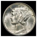 1939-p Mercury Dime Near Top Pop! 10c ms68+ SEGS