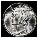 1941-p Mercury Dime Near Top Pop! 10c ms68 FSB SEG