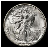 1944-s Walking Liberty Half Dollar 50c Grades ms65