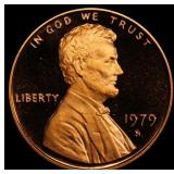 1979-s Ty 1 Proof Lincoln Cent 1c pr70 rd dcam SEG