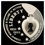 2022-w National Purple Heart Hall of Honor Proof M