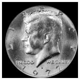 1977-d Kennedy Half Dollar Near Top Pop 50c ms67 S