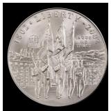 2002-W West Point Modern Commem Dollar $1 ms70 SEG