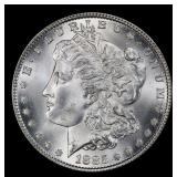 1885-p Morgan Dollar $1 Grades ms66
