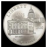 2001-p Capitol Visitor Center Modern Commem Dollar