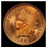 1900 Indian Cent Near Top Pop! 1c ms66+ rd SEGS